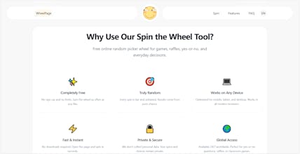 WheelPage - Spin the Wheel Online gallery image