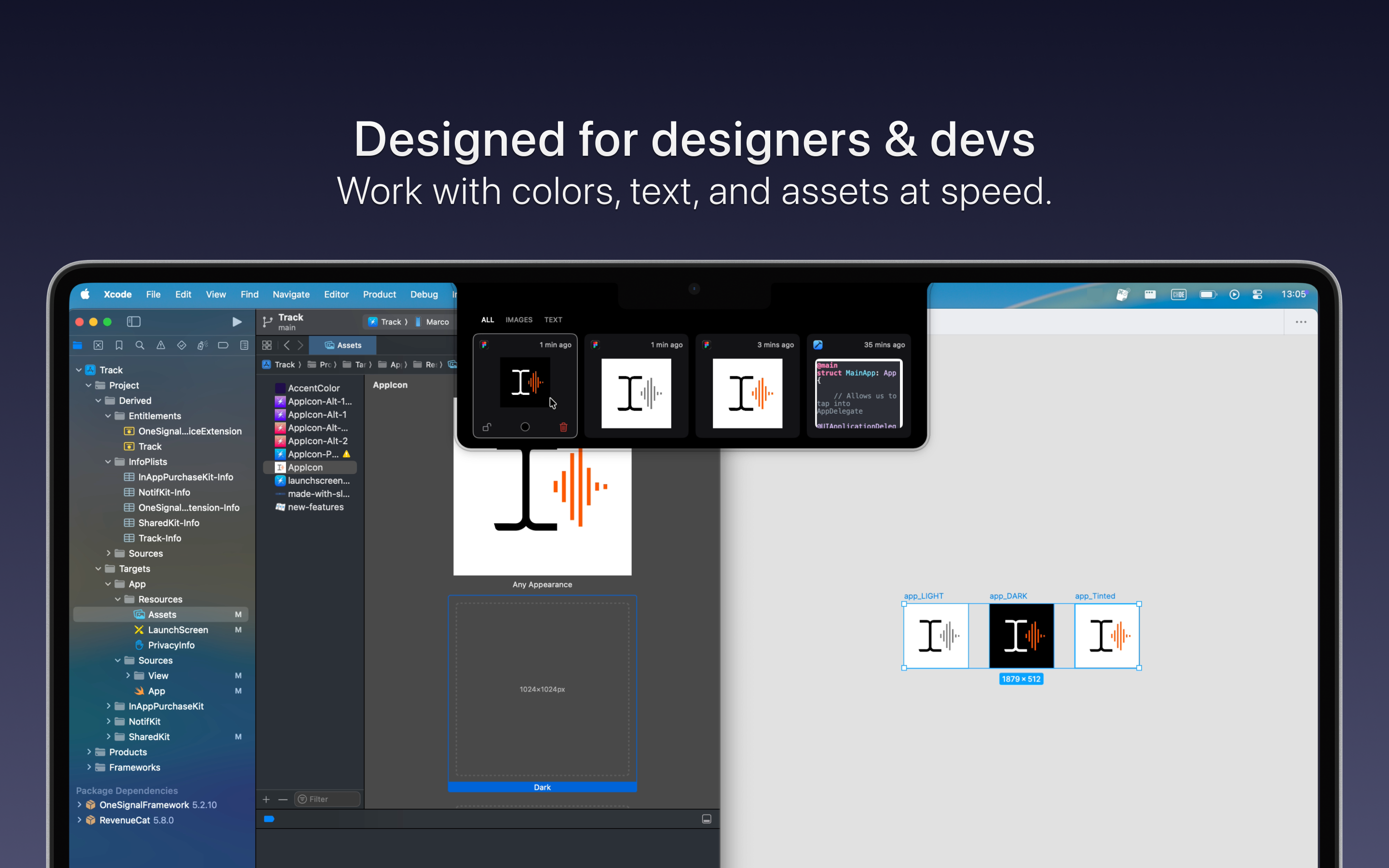 Frammento - Copia e incolla visiva per macOS (app di notch) media 3