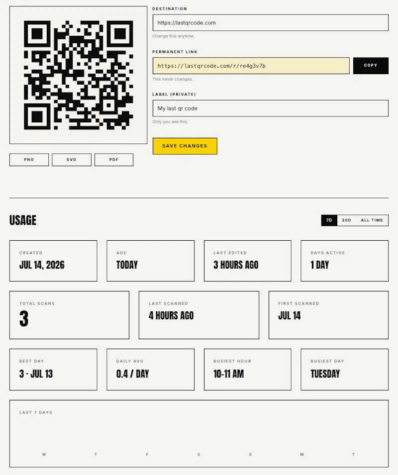 Last QR Code (You'll ever need.) screenshot 2