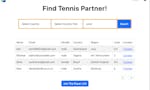 Find Tennis Partner image