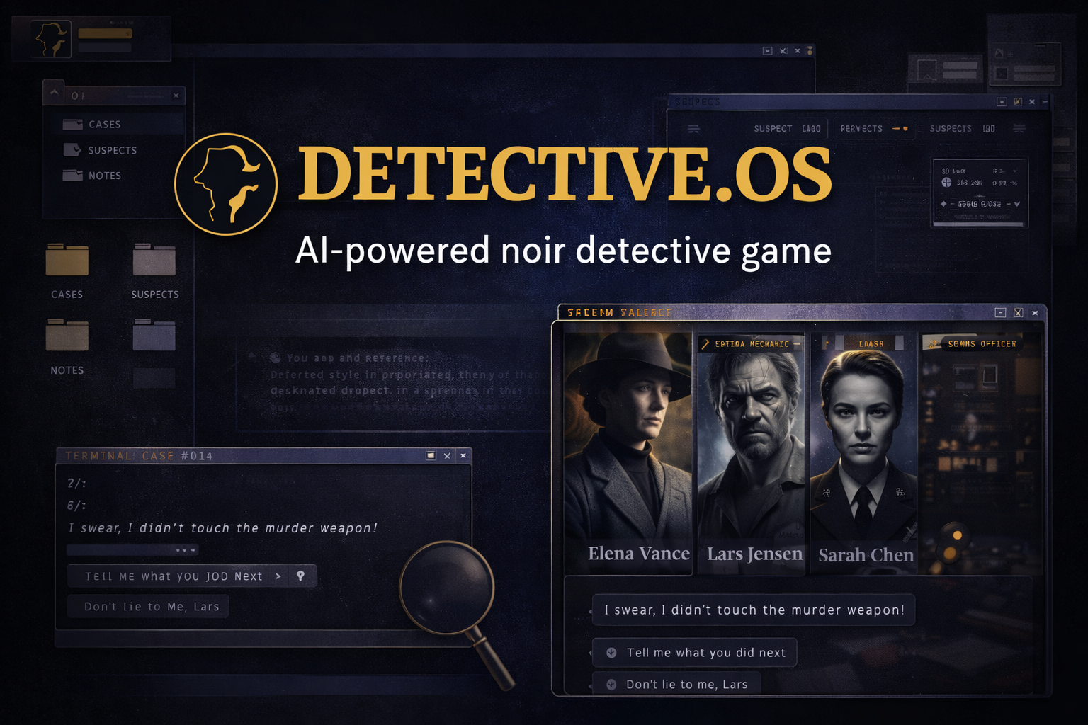 DETECTIVE.OS - Screenshot 2 showing product features and functionality