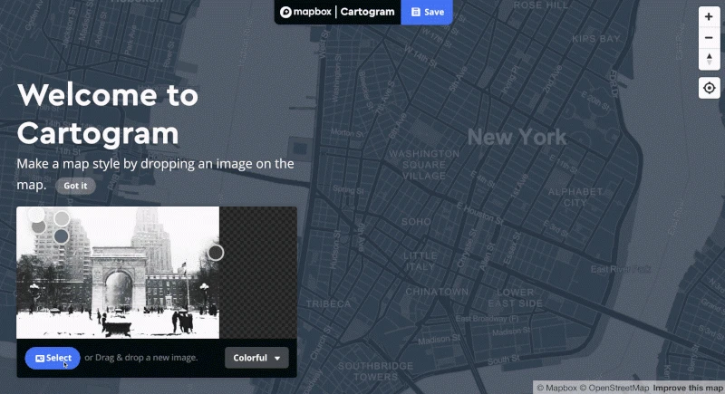 Mapbox Cartogram
