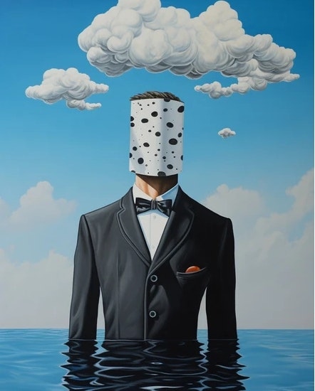 Surrealistisches Wandkunstbündel Medien 4