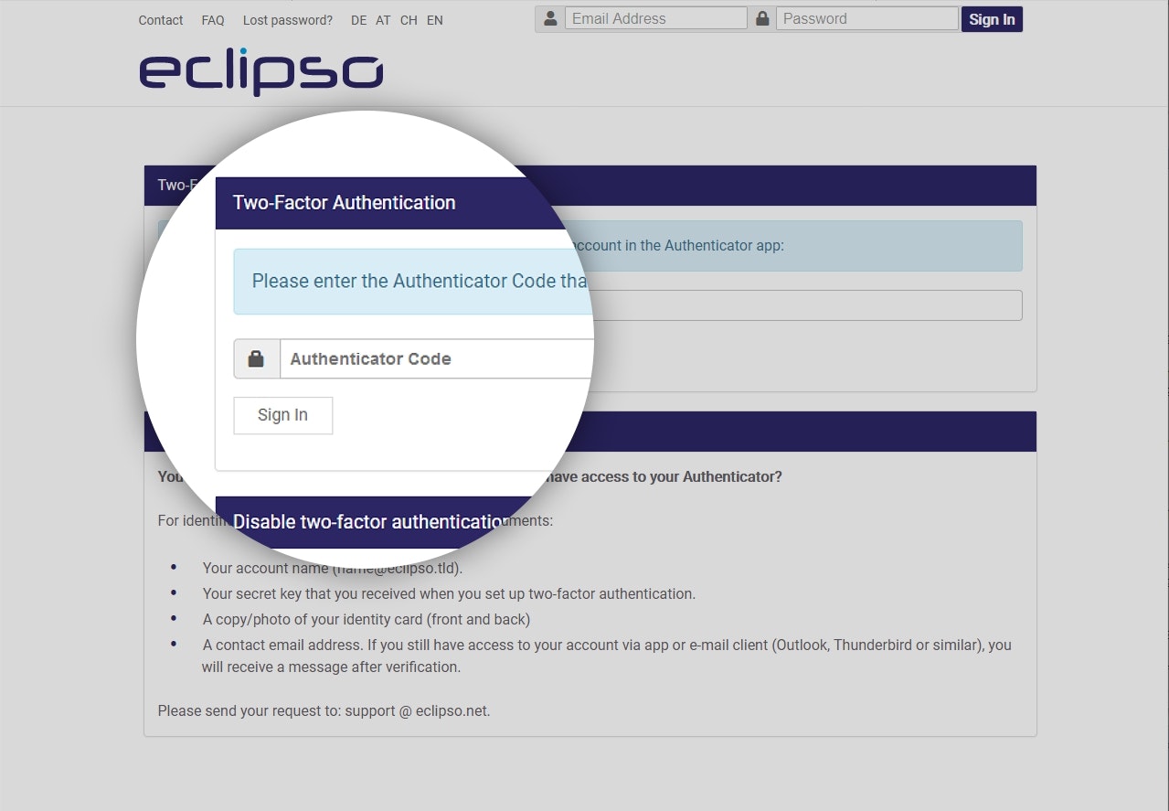 Now available: Two-factor authentication gallery image