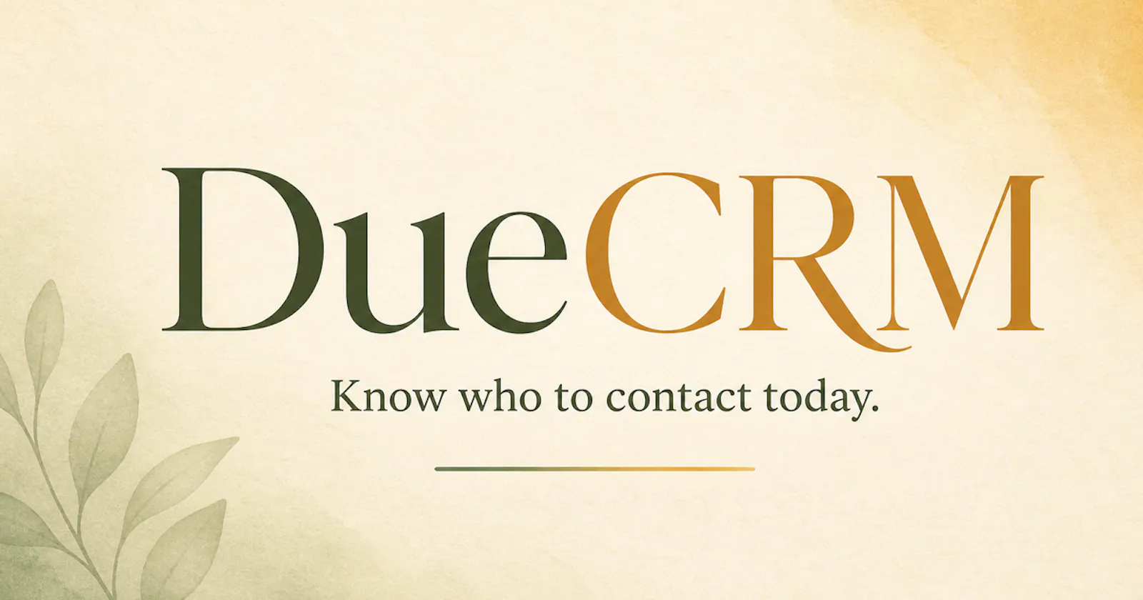 DueCRM screenshot 1
