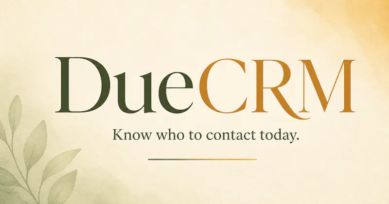 DueCRM screenshot 1