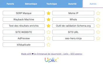 Extension SEO chrome gallery image