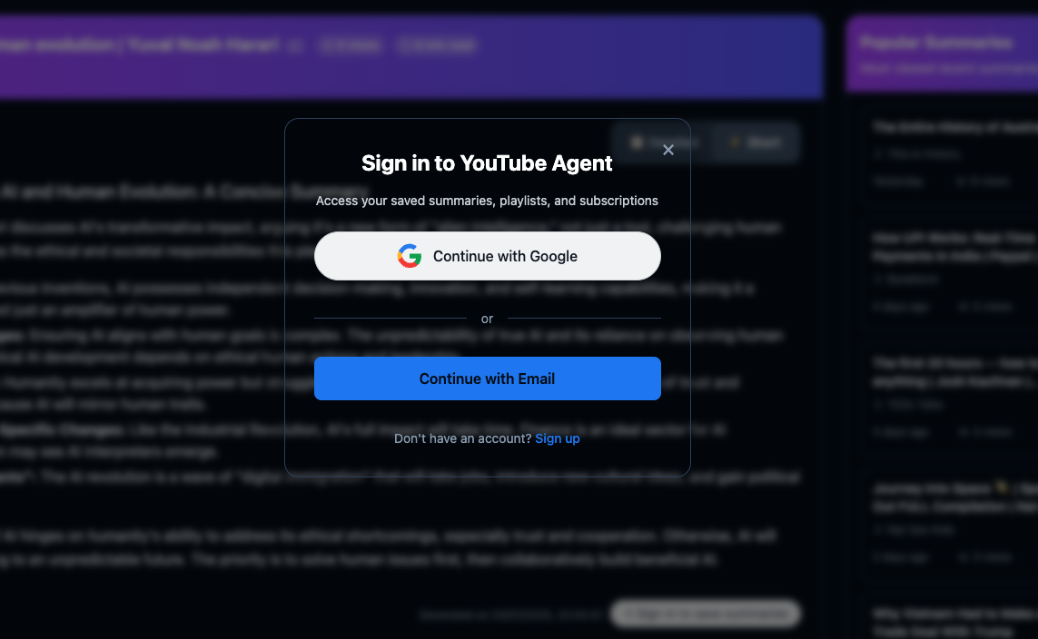 Samenvatten - Vat YouTube -video's en kanalen samen met slimme AI -inzichten media 4