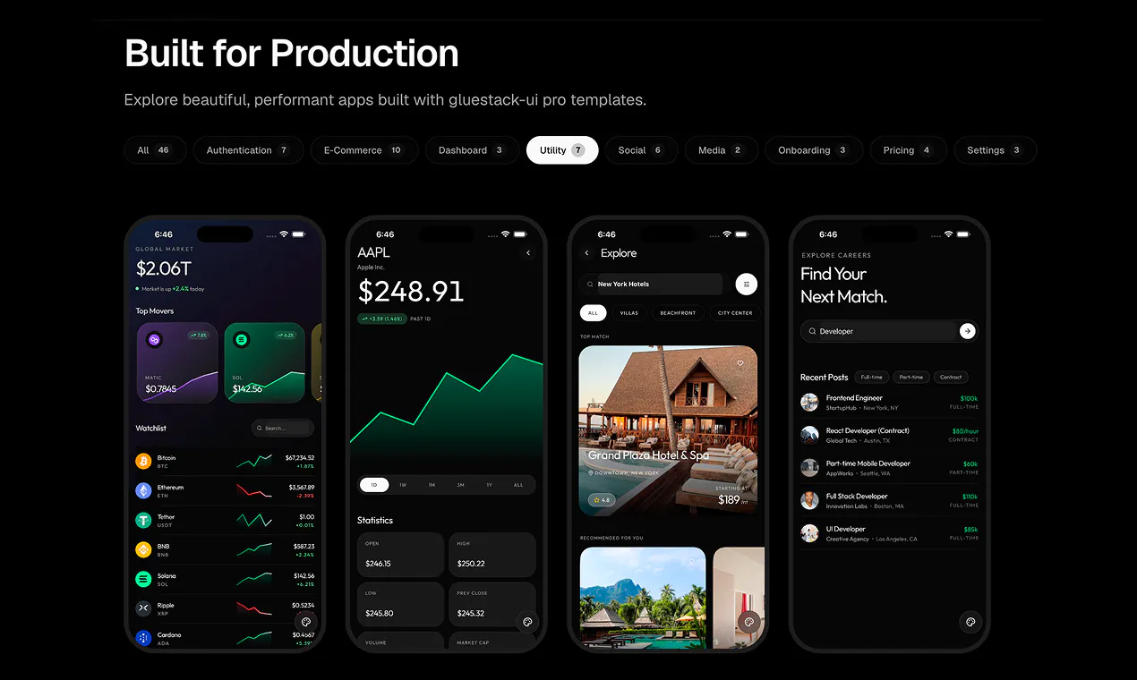 gluestack-ui pro screenshot 2