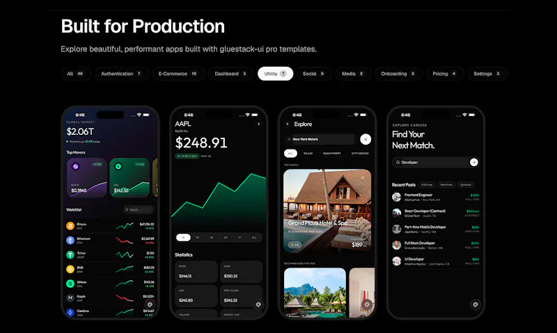 gluestack-ui pro screenshot 3
