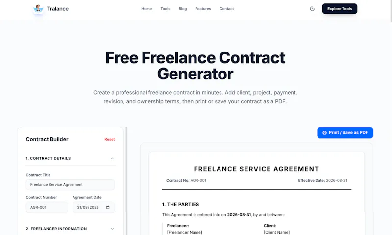 Tralance screenshot 7