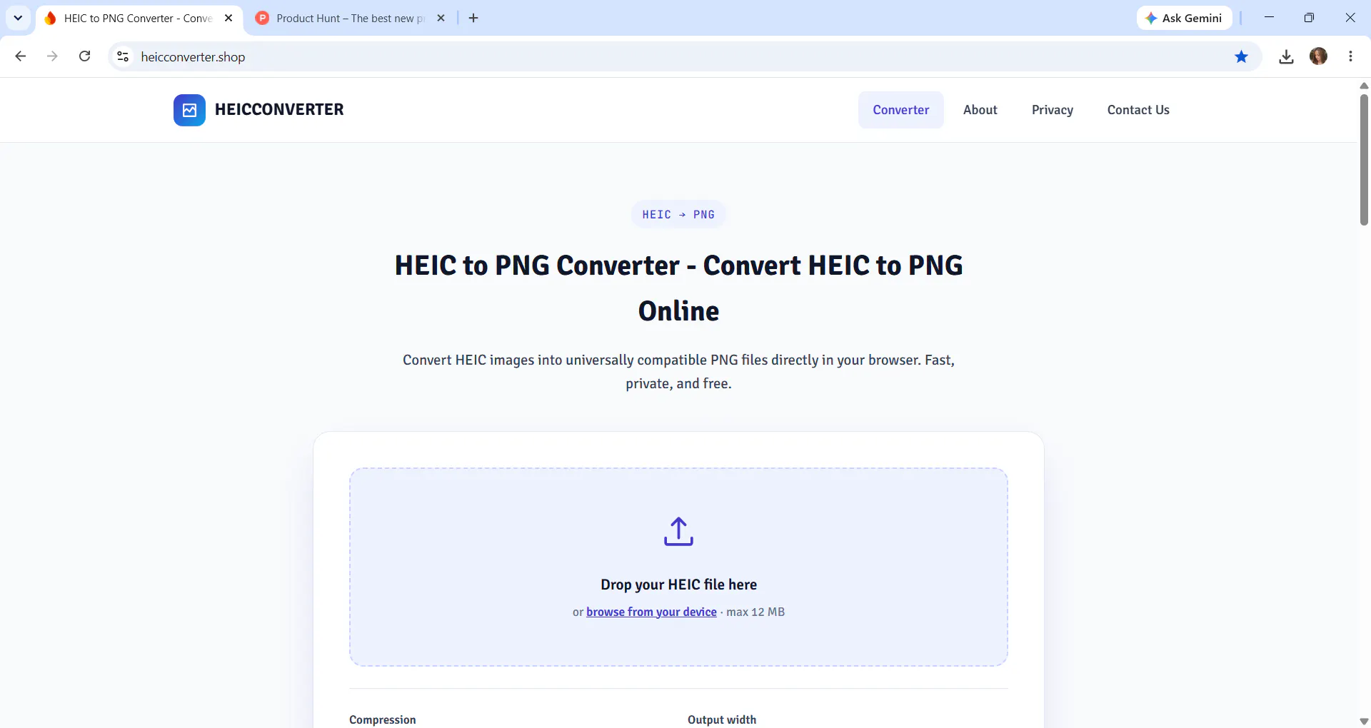 HEIC to PNG Converter gallery image