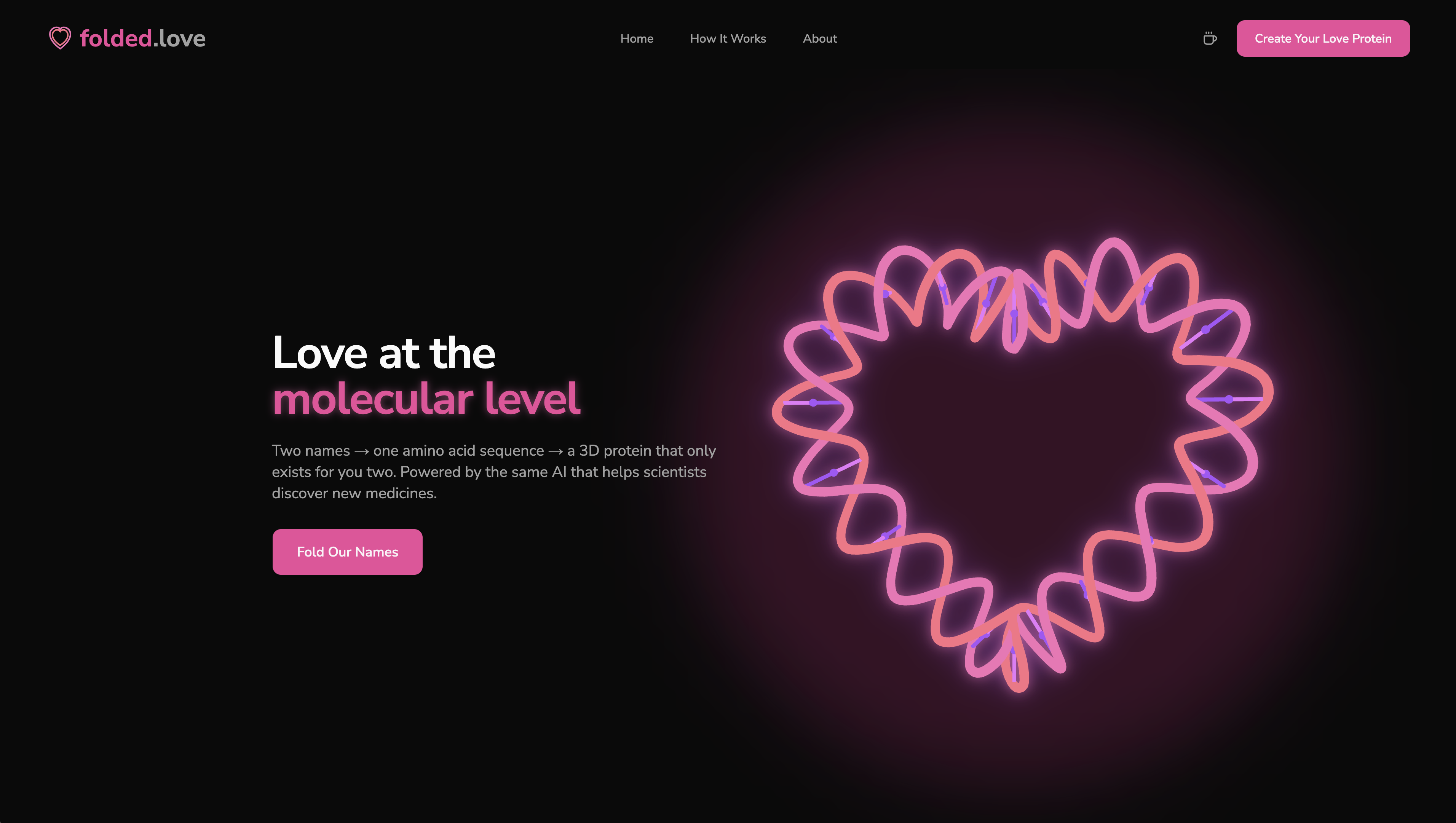 Folded.love - Main product screenshot demonstrating key features and user interface
