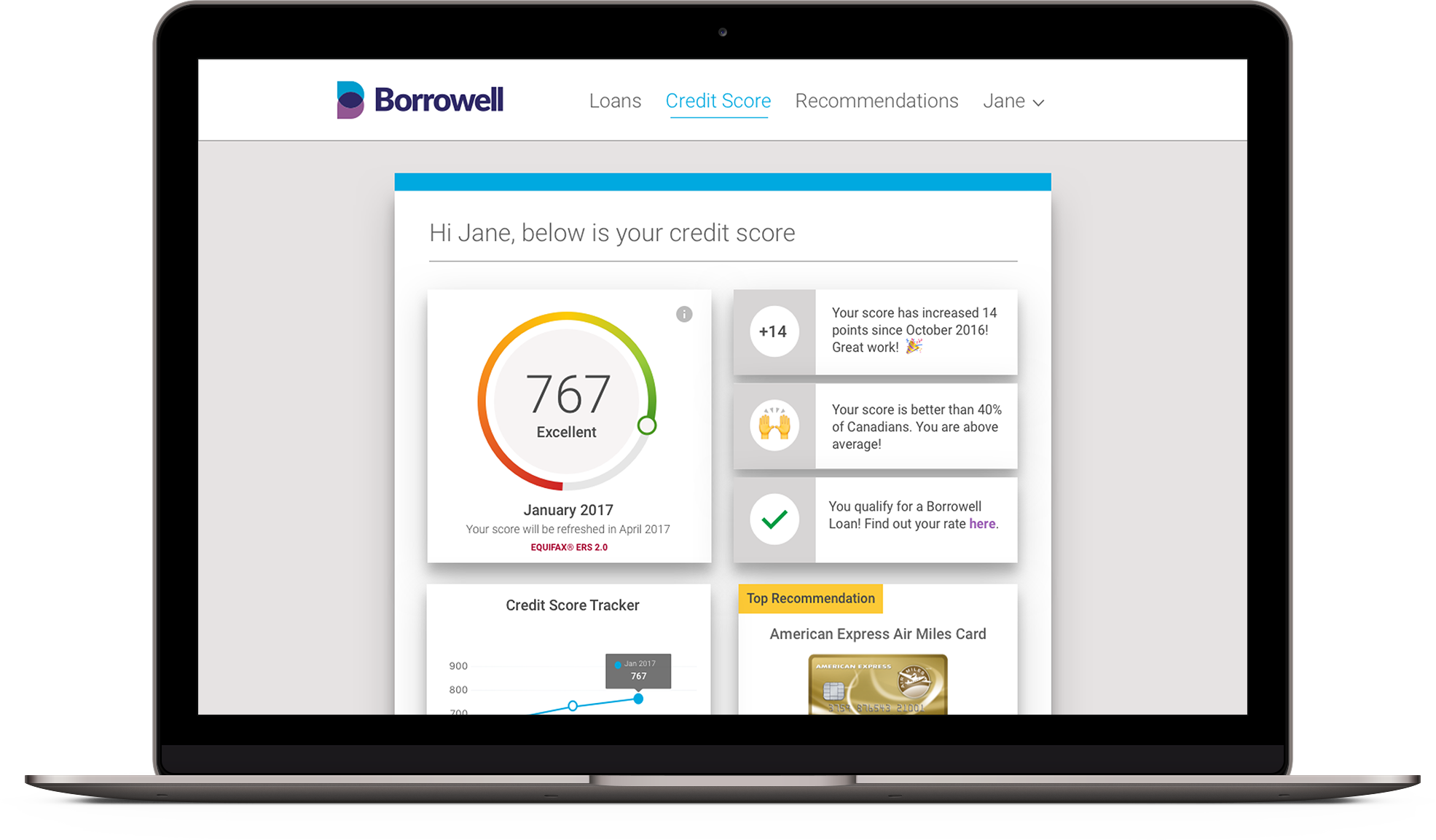 Borrowell's Free Credit Score (Canada)