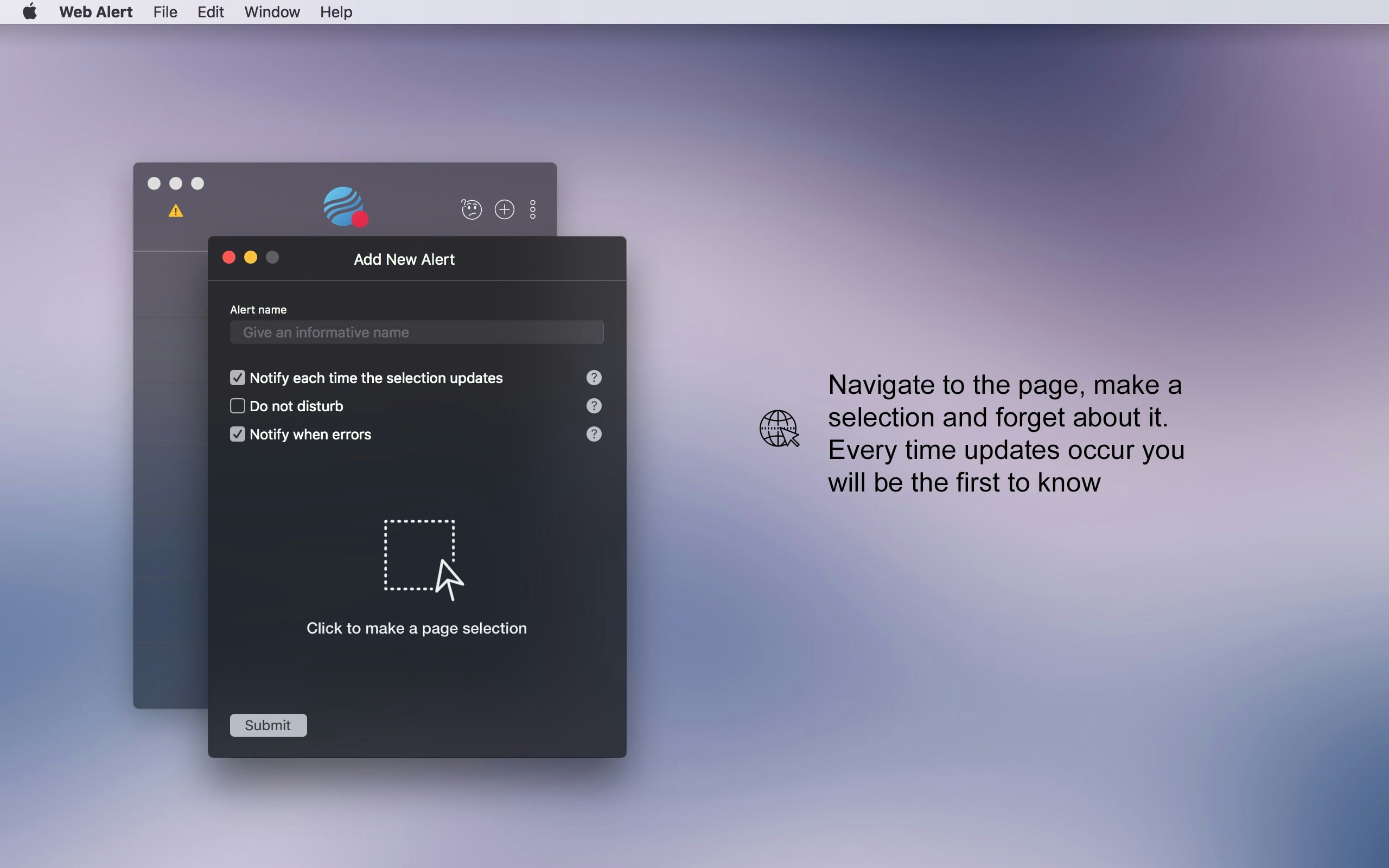 Web Alert gallery image