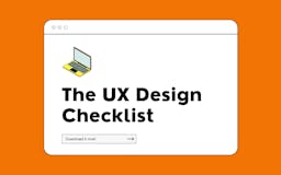 UX Design Checklist media 1