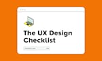 UX Design Checklist image