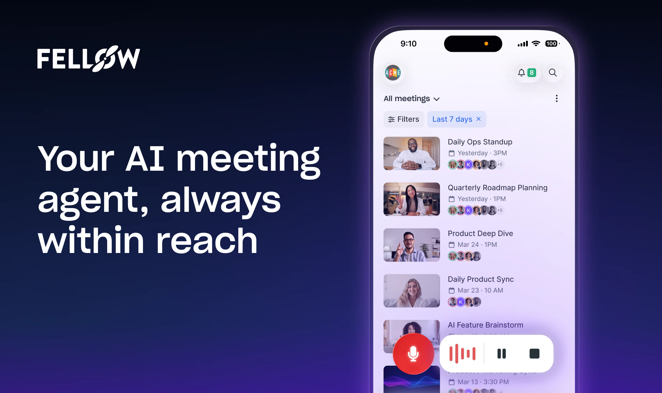 Fellow for iOS screenshot 1