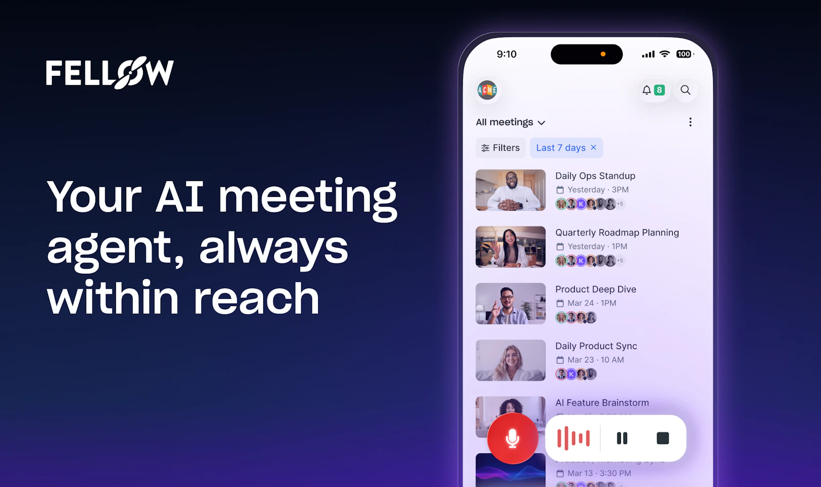 Fellow for iOS screenshot 1