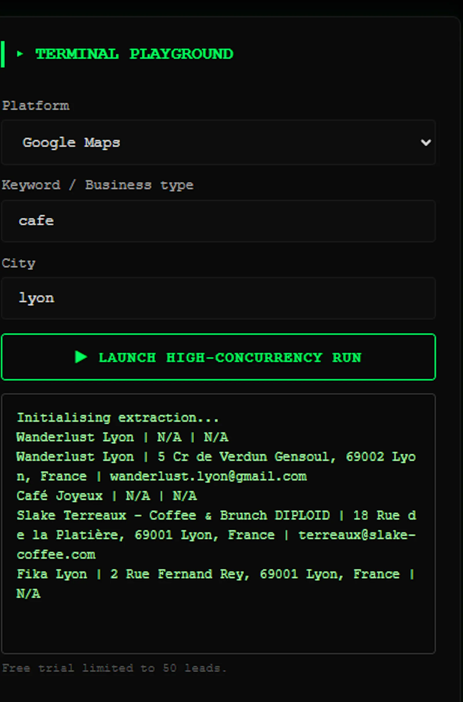 Panoptès screenshot 2