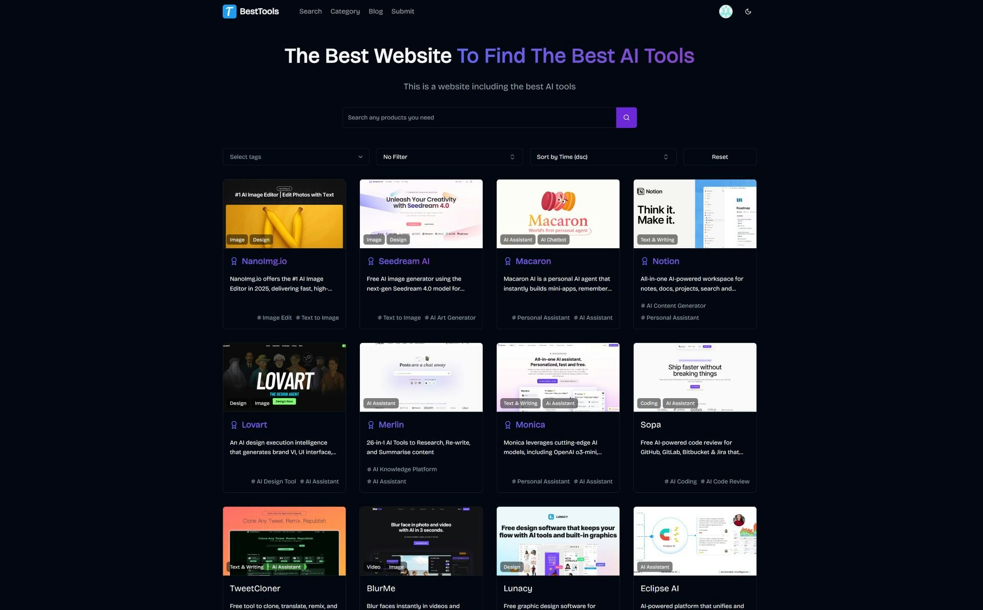Média Besttools - Le meilleur site Web pour trouver les meilleurs outils d'IA 1