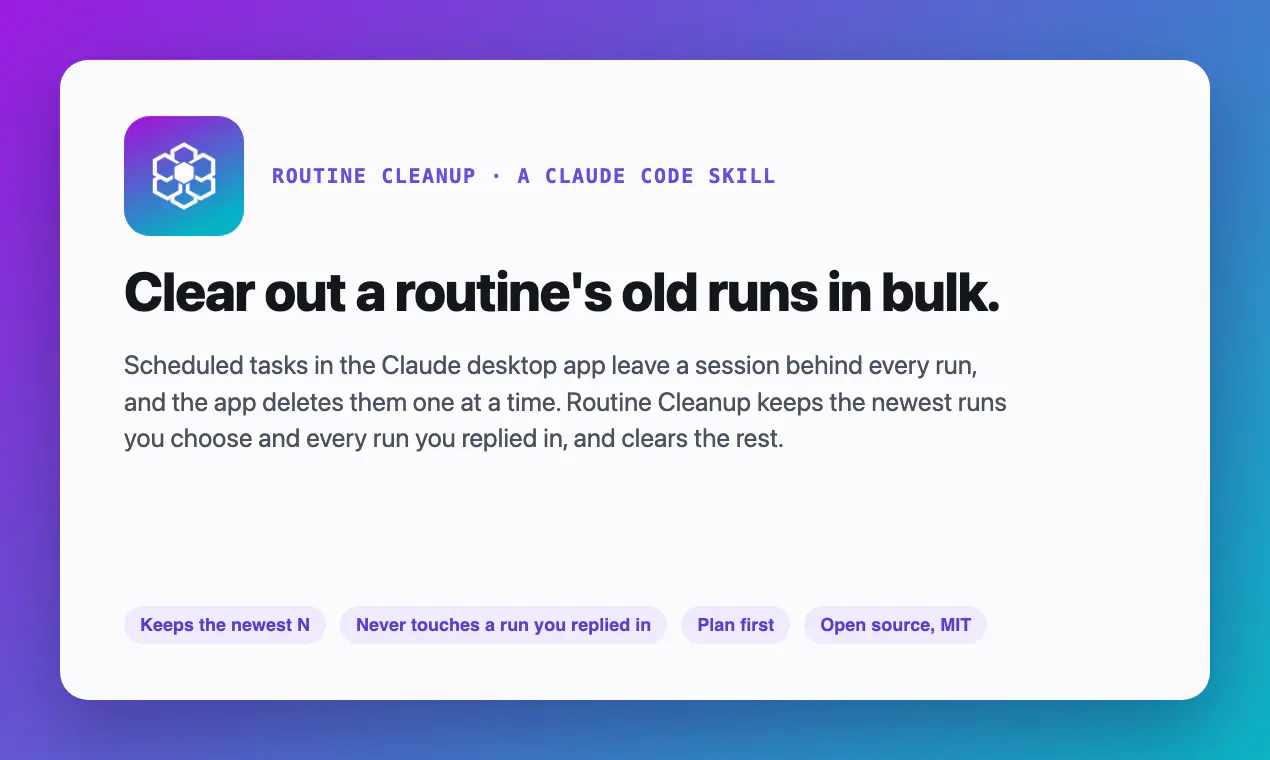 Routine Cleanup gallery image