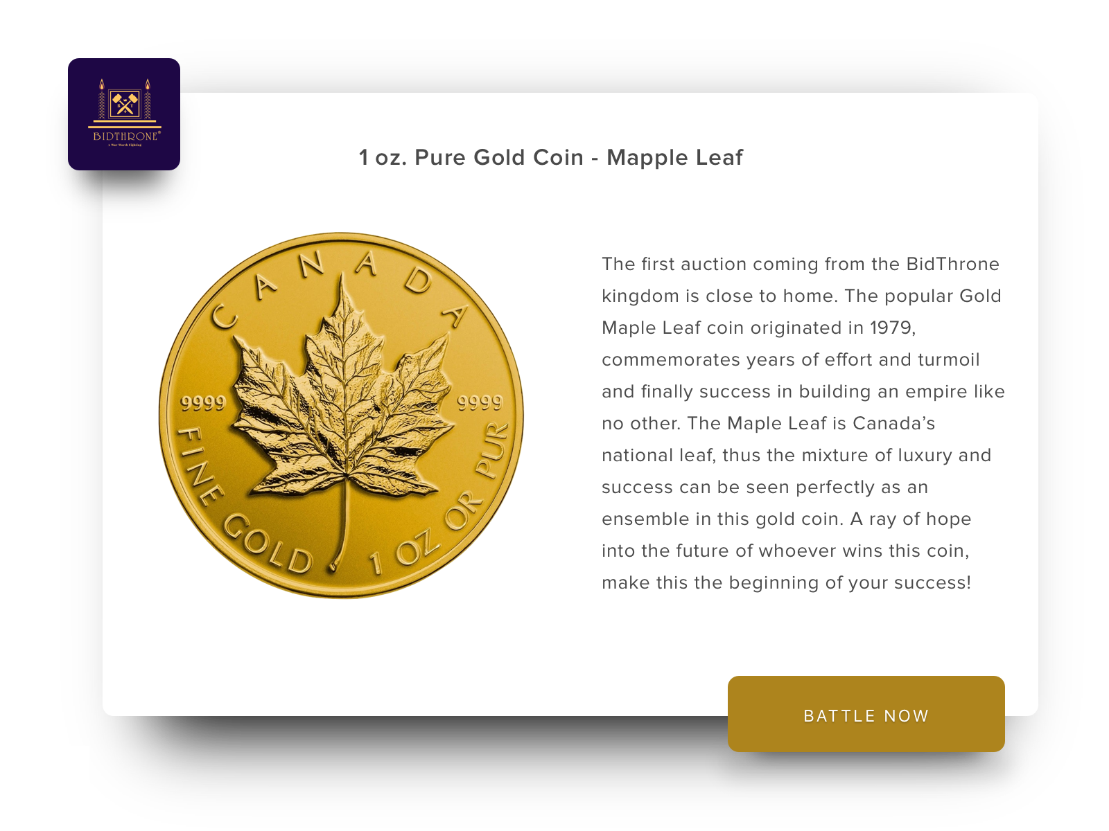 BIDTHRONE  gallery image