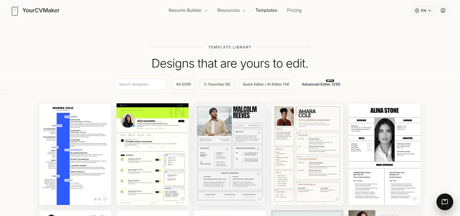 YourCVMaker screenshot 4