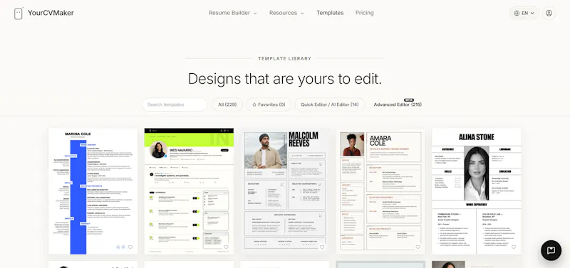 YourCVMaker screenshot 4