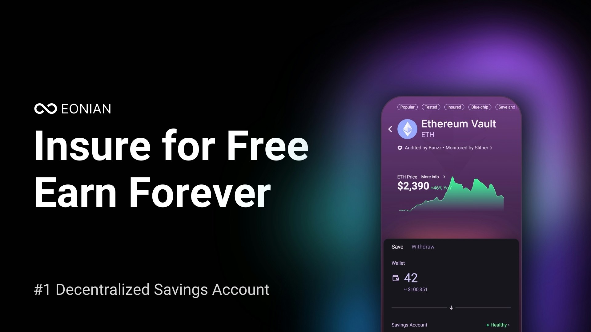 startuptile Eonian-The first insured crypto savings account to earn passively