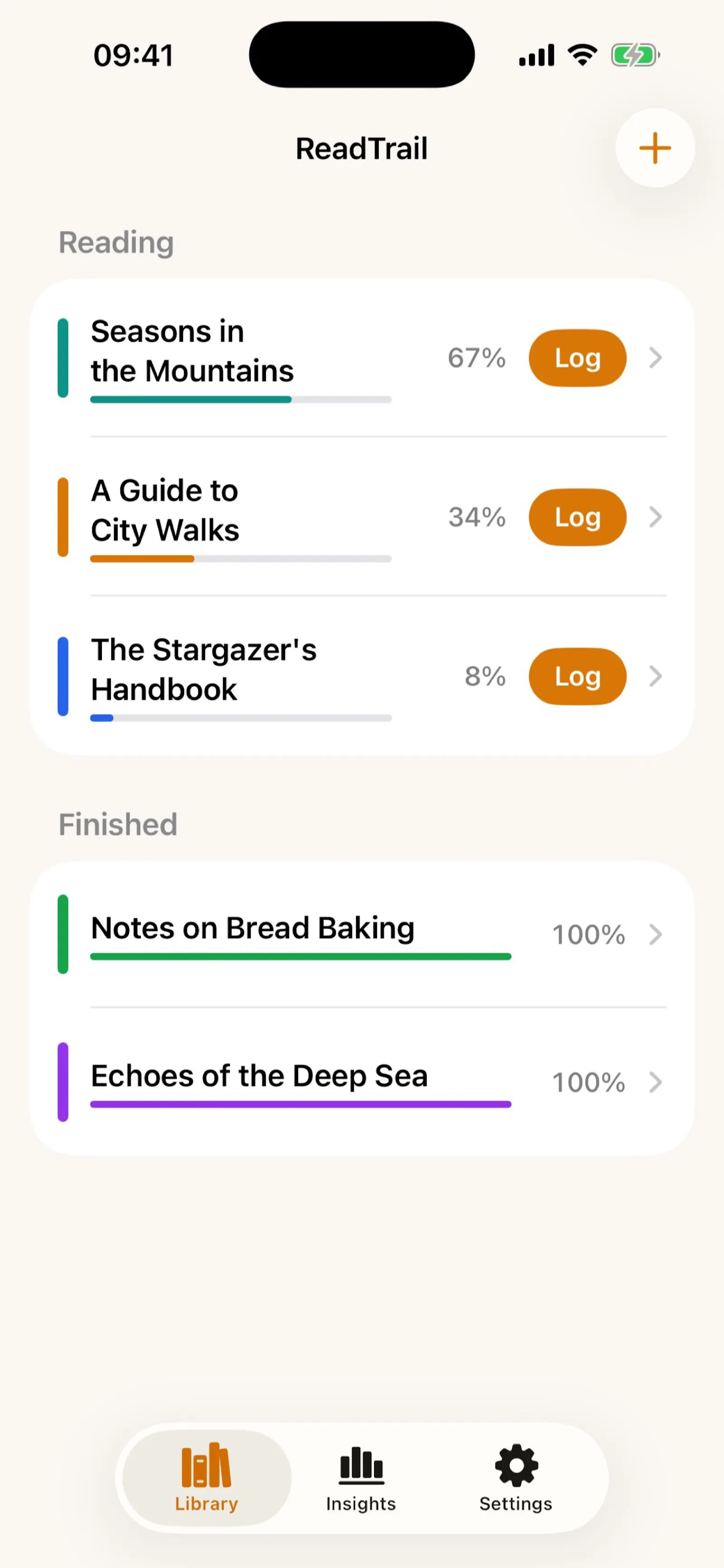 ReadTrail Reading Tracker screenshot 1