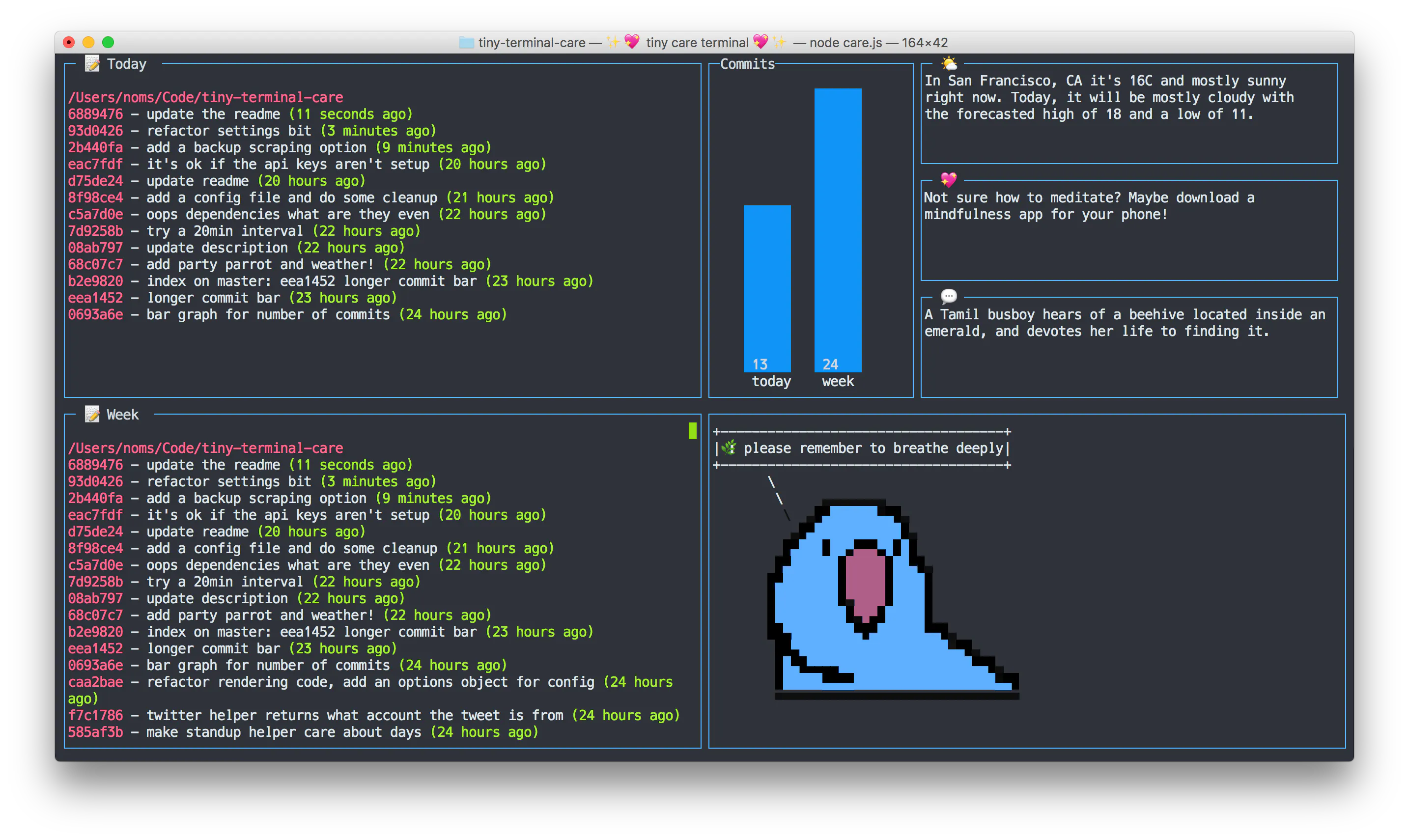 Tiny Care Terminal