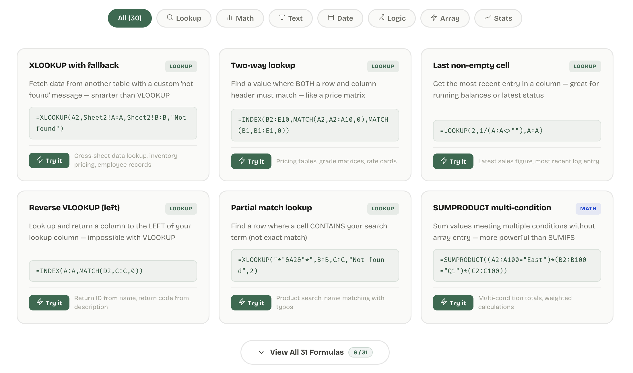 ExcelForm — AI Formula Generator gallery image