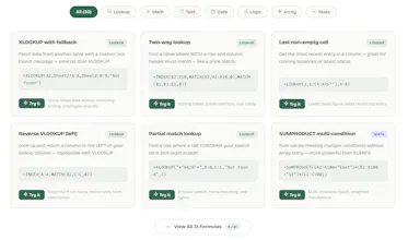 ExcelForm — AI Formula Generator gallery image