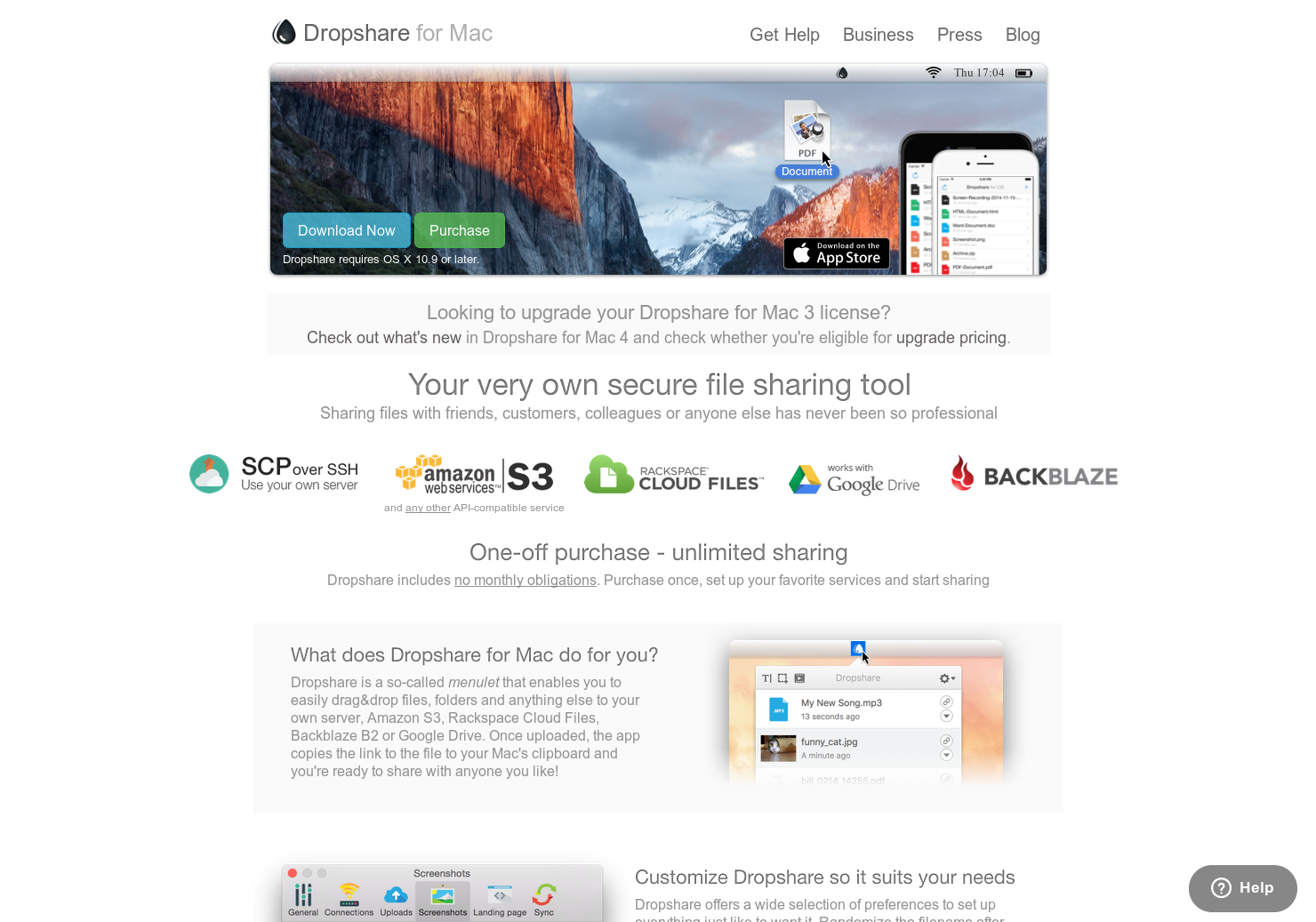 Dropshare for Mac