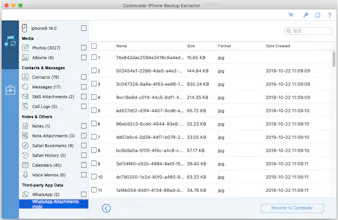 Coolmuster iPhone Backup Extractor (Mac) gallery image