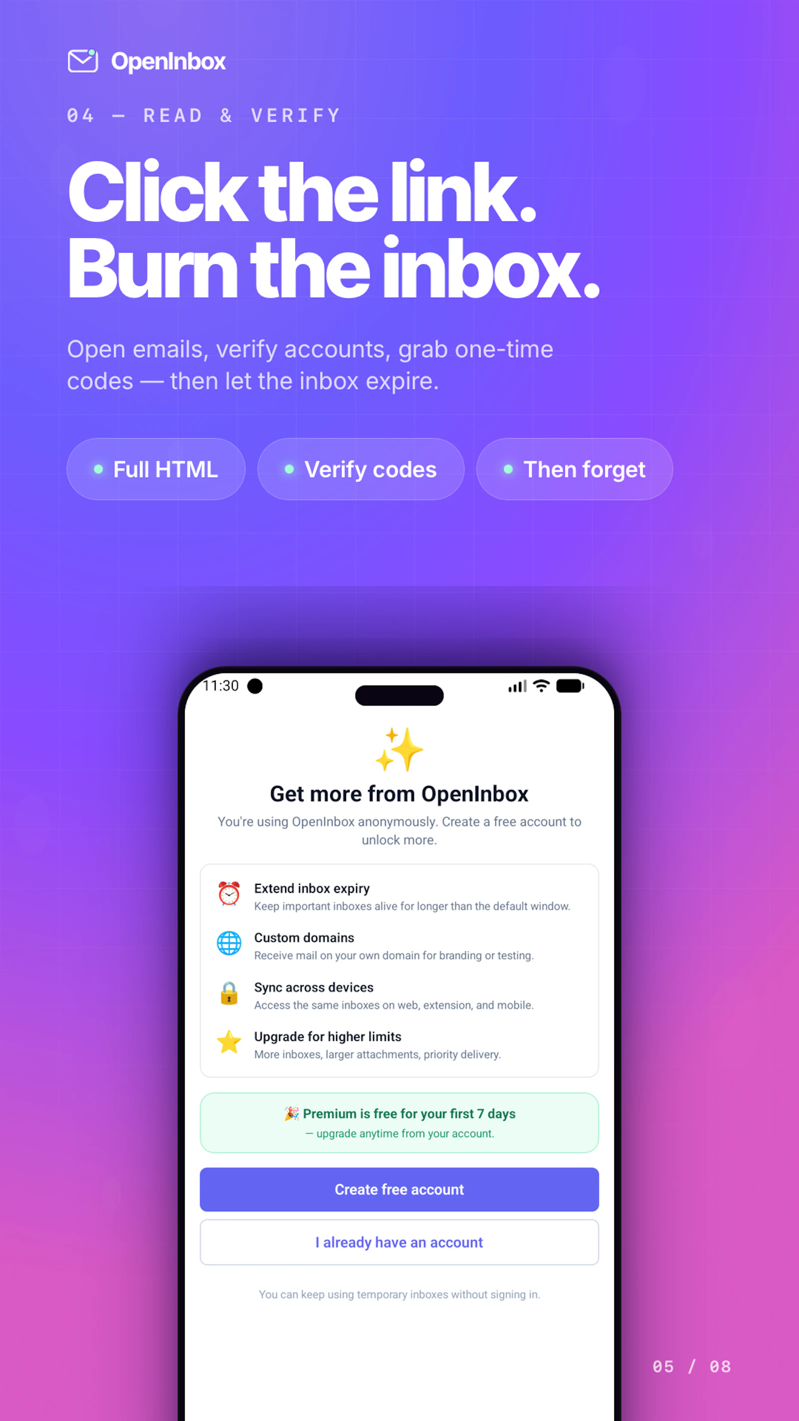 OpenInbox.io screenshot 6
