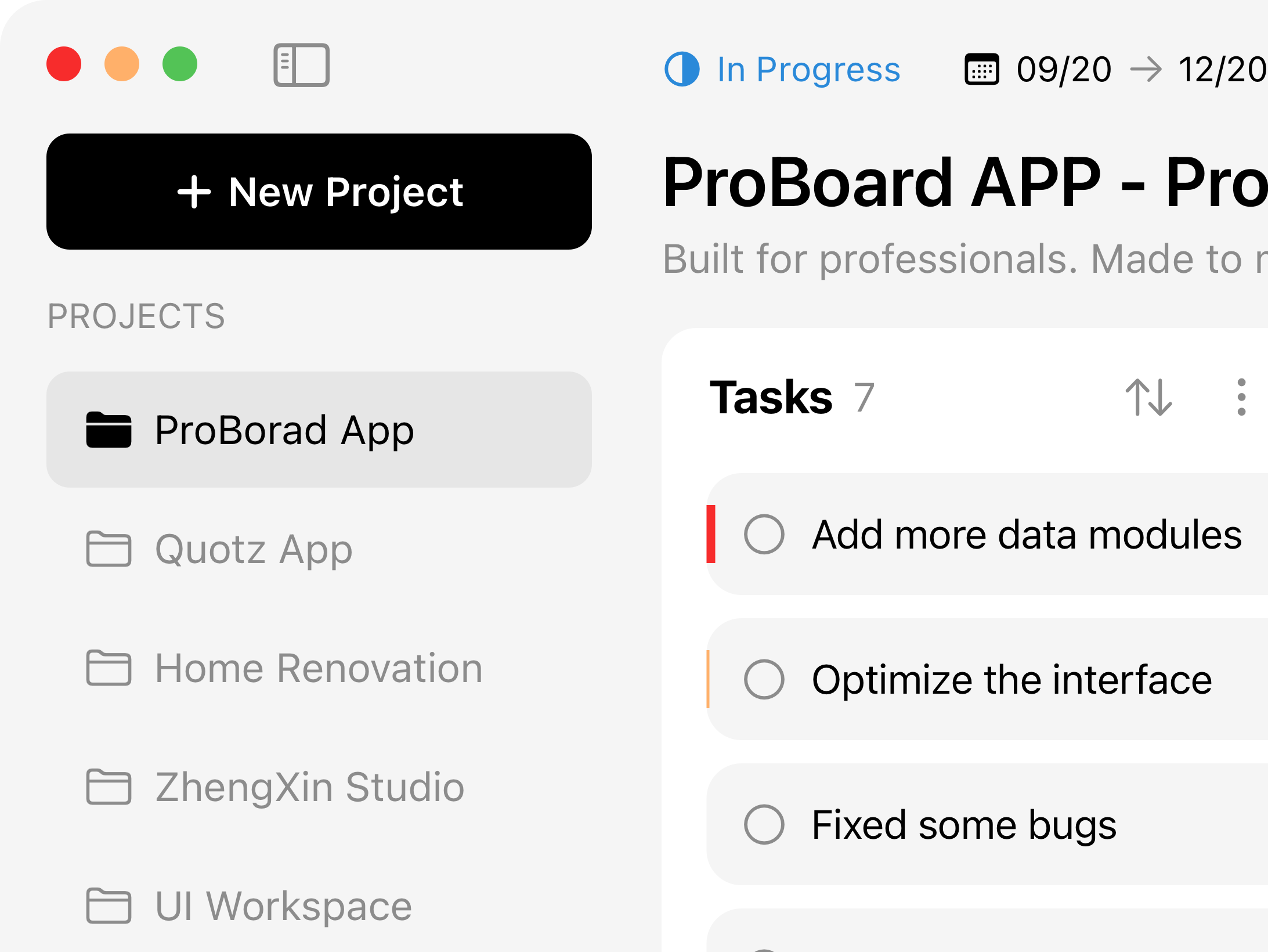 ProBoard - Screenshot 4 showing product features and functionality