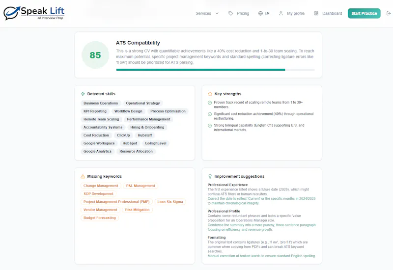 Speak Lift screenshot 3