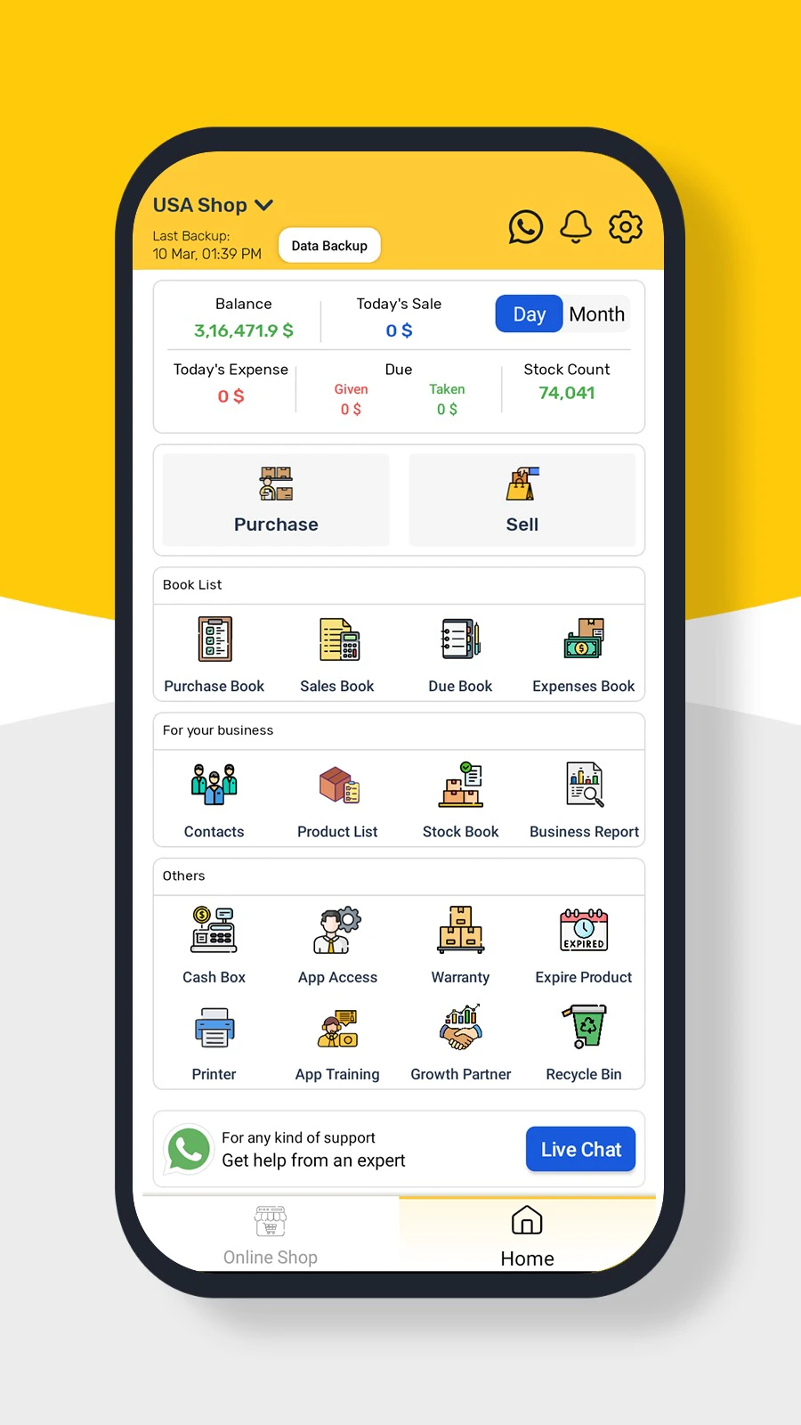 Hishabee Business Manager screenshot 2