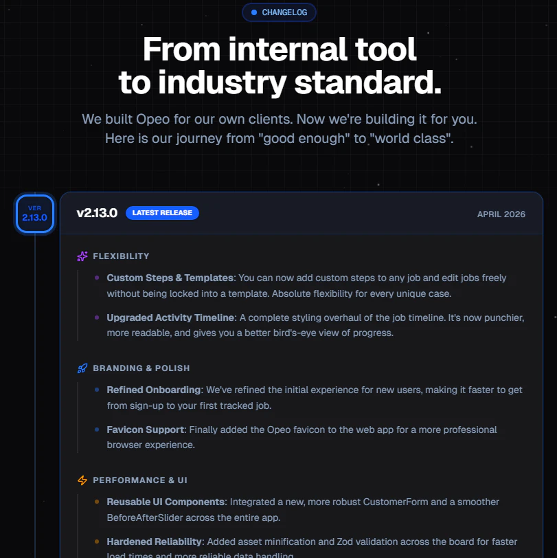 Opeo.io screenshot 1