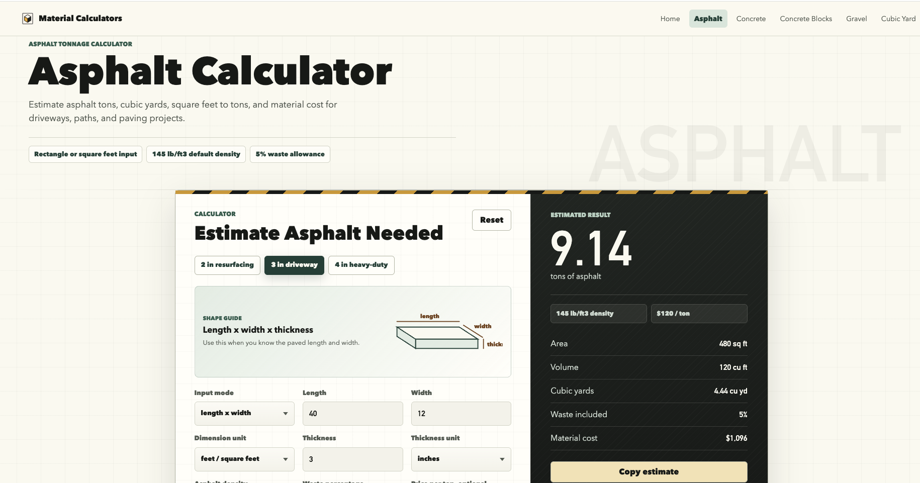 Construction Calculators gallery image