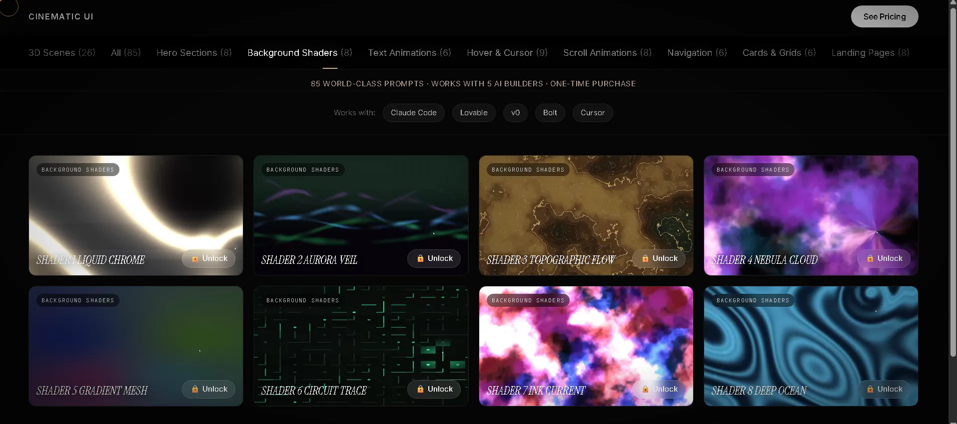 Cinematic UI gallery image