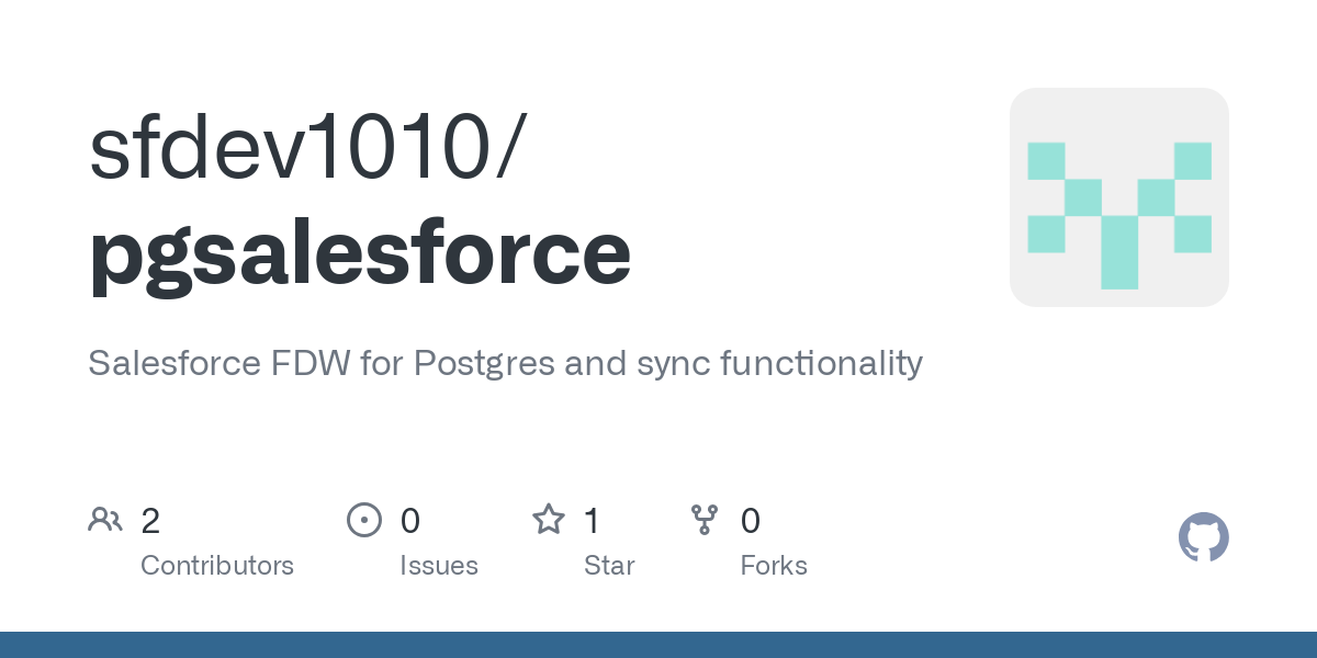 pgsalesforce_fdw media 1