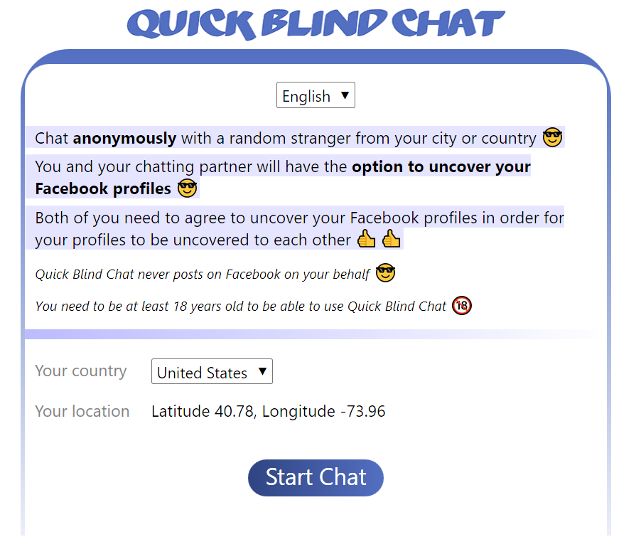 Quick Blind Chat gallery image
