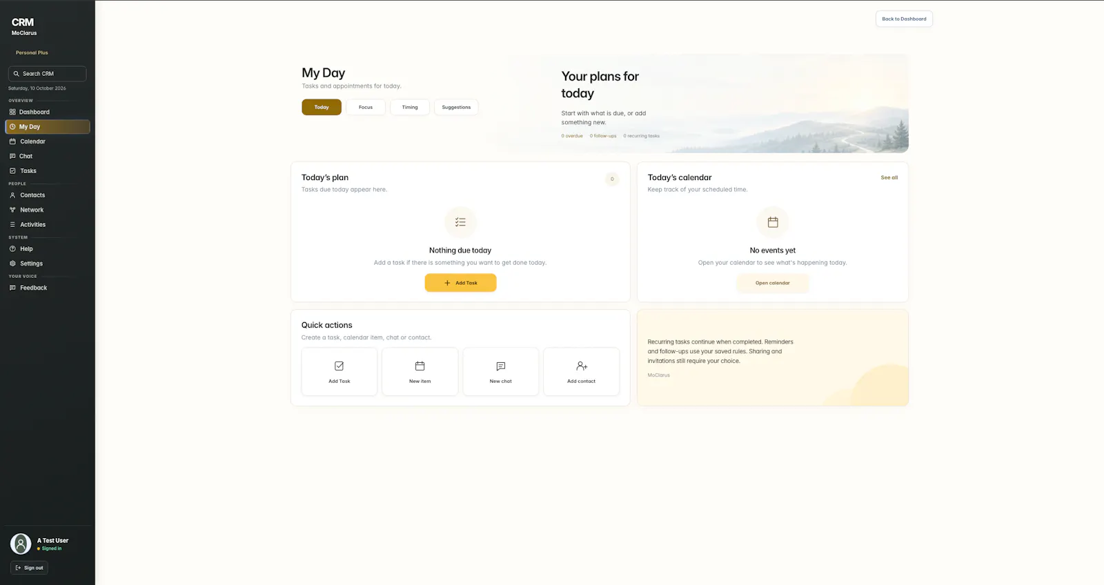MoClarusCRM screenshot 2