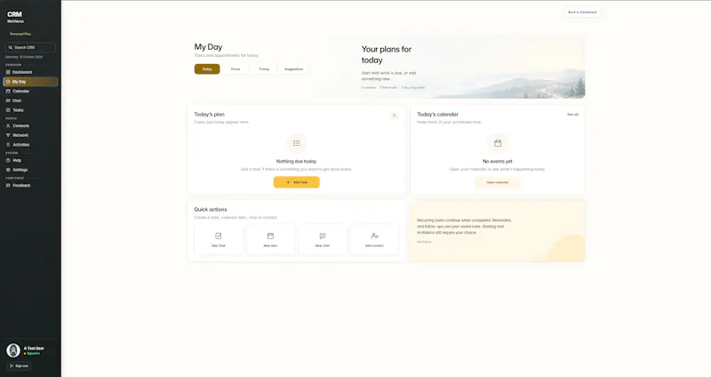 MoClarusCRM screenshot 2