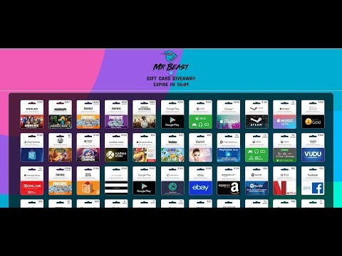 Mr beast Gift Cards Template in CPAbuild gallery image