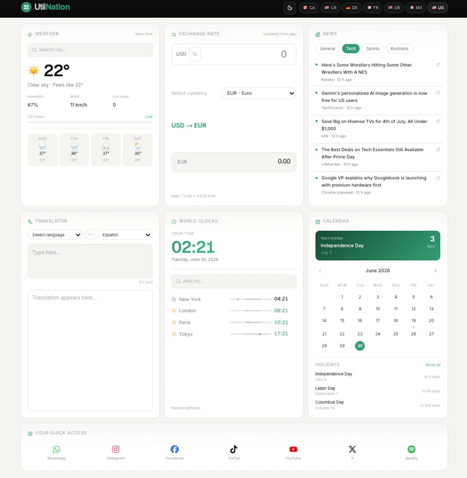 UtilNation screenshot 1