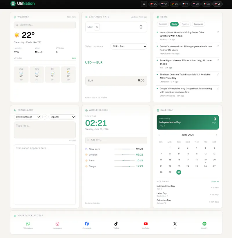 UtilNation screenshot 1